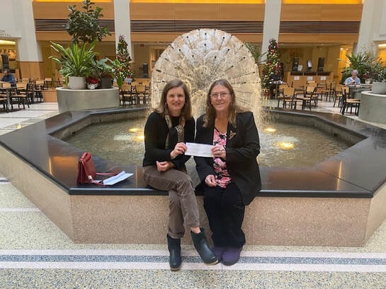 Donation presentation at Smilow Cancer Hospital