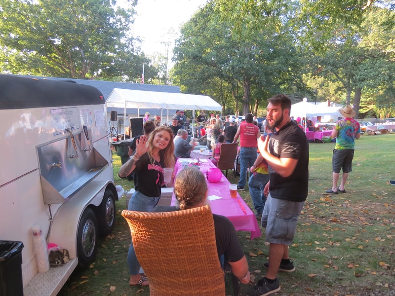 Food trucks and vendors at Boobstock